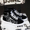 Zapatillas Altas de Lona para Hombre - Estilo Casual con Cordones