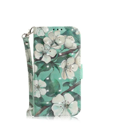 Funda Protectora de Cuero Pintado con Compartimento para Tarjetas - Image 4
