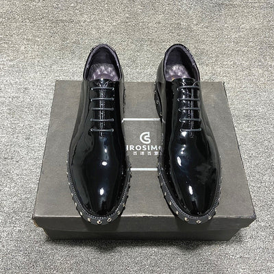 Zapatos de Cuero Charol para Hombre - Diseño Ejecutivo con Punta Remachada - Image 5
