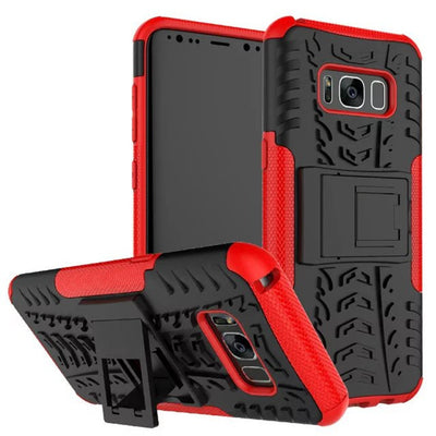 Funda Protectora Samsung Galaxy S8 Plus con Diseño de Neumático y Soporte Integrado - Image 12