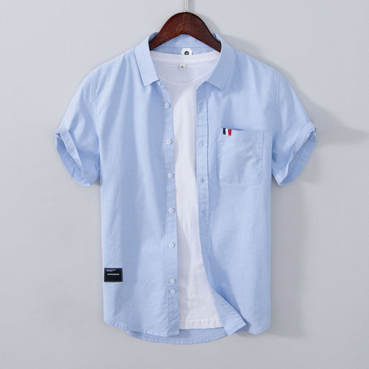 Camisa Casual de Manga Corta para Hombre - Primavera y Verano - Image 11