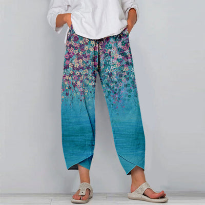 Pantalones Deportivos Casuales con Estampado Floral - Image 11