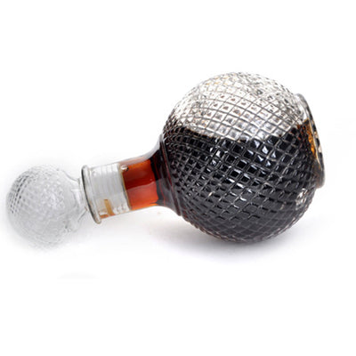 Decantador de Vino Redondo 500ml Diseño Diamante Transparente - Image 2
