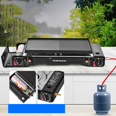Horno Portátil Doble para Camping y Asados al Aire Libre - Image 7
