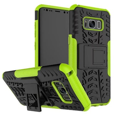 Funda Protectora Samsung Galaxy S8 Plus con Diseño de Neumático y Soporte Integrado - Image 8