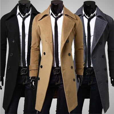 Abrigo Trinchera Clásico para Hombre