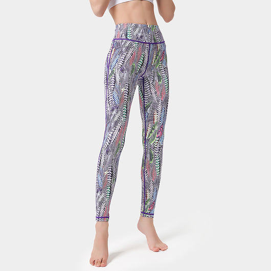 Pantalones de Yoga Estampados de Secado Rápido - Image 29