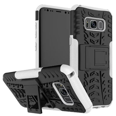 Funda Protectora Samsung Galaxy S8 Plus con Diseño de Neumático y Soporte Integrado - Image 9