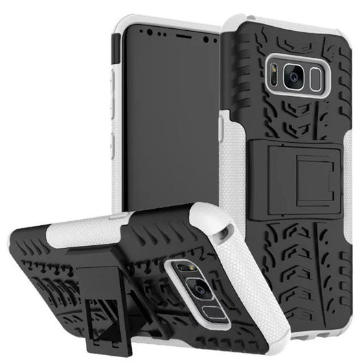 Funda Protectora Samsung Galaxy S8 Plus con Diseño de Neumático y Soporte Integrado - Image 9