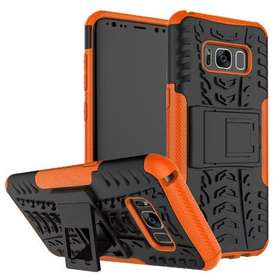 Funda Protectora Samsung Galaxy S8 Plus con Diseño de Neumático y Soporte Integrado - Image 5