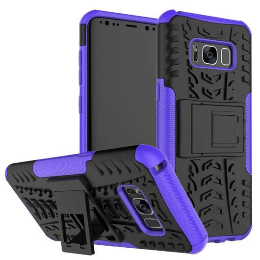 Funda Protectora Samsung Galaxy S8 Plus con Diseño de Neumático y Soporte Integrado - Image 6