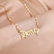 Dorado Letter Angel Necklace Dorado hone