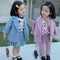 Conjunto Formal para Niña: Blazer y Pantalón Casual