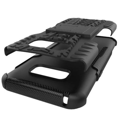 Funda Protectora Samsung Galaxy S8 Plus con Diseño de Neumático y Soporte Integrado - Image 4