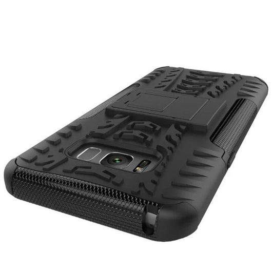 Funda Protectora Samsung Galaxy S8 Plus con Diseño de Neumático y Soporte Integrado - Image 3