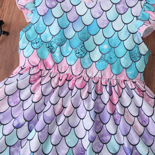 Vestido Estampado Escamas de Pez - Image 3