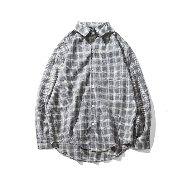 Camisa de Cuadros Manga Larga Otoño