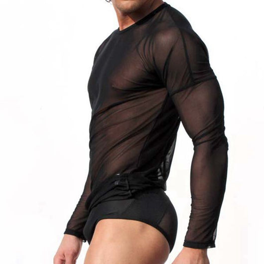 Remera Manga Larga Mesh para Hombre - Image 3