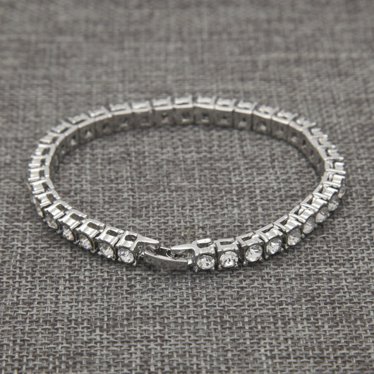 Pulsera Iced Out Dorada para Hombre - Joyería Hip Hop Urbana - Image 4