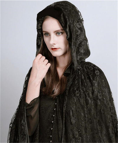 Capa de Encaje Halloween Elegante - Image 4