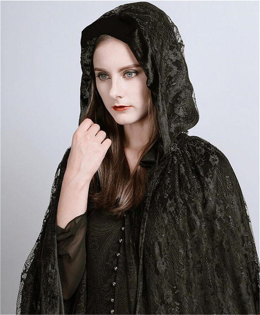 Capa de Encaje Halloween Elegante - Image 4