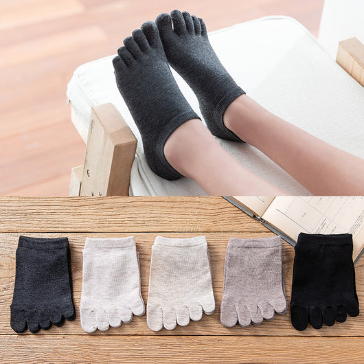 Calcetines de Algodón con Dedos Separados - Altura Media para Mujer - Image 30