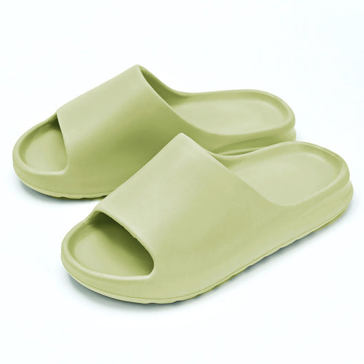 Pantuflas Elevadas con Suela Gruesa y Colores Sólidos para Mujer - Image 9
