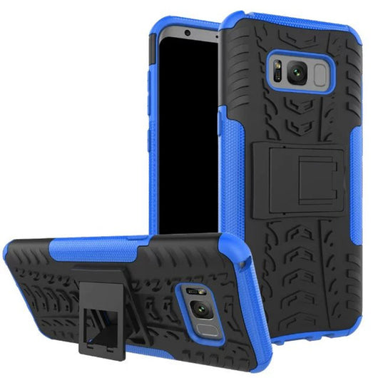 Funda Protectora Samsung Galaxy S8 Plus con Diseño de Neumático y Soporte Integrado - Image 7