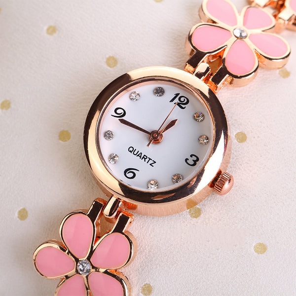 Reloj de Pulsera Floral Elegante - Estilo Casual Lujo - Image 4