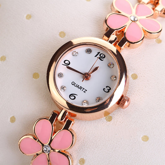 Reloj de Pulsera Floral Elegante - Estilo Casual Lujo - Image 4