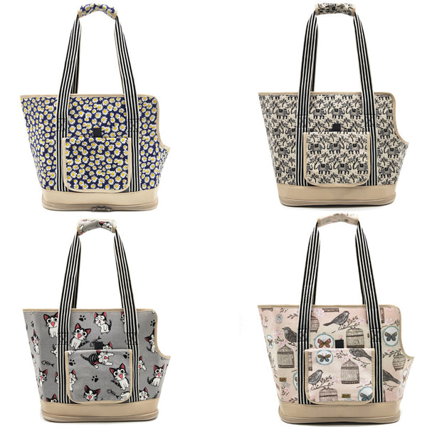 Bolsa Transportadora Portátil para Mascotas con Malla Transpirable