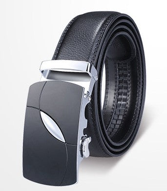 Cinturón de Cuero Ejecutivo Dos Capas - Estilo Coreano Moderno - Image 7