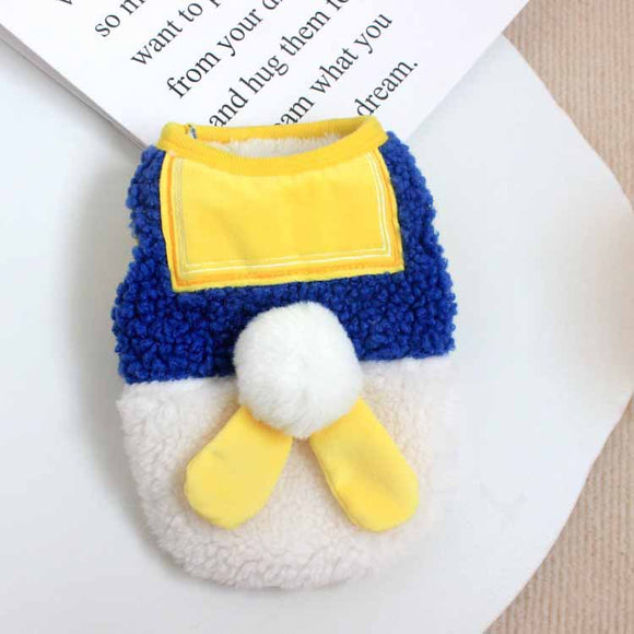 Chaleco para Perro de Algodón con Contraste de Colores