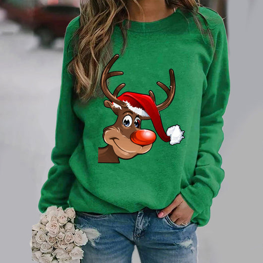 Suéter Navideño Estampado Cuello Redondo Manga Larga - Image 14