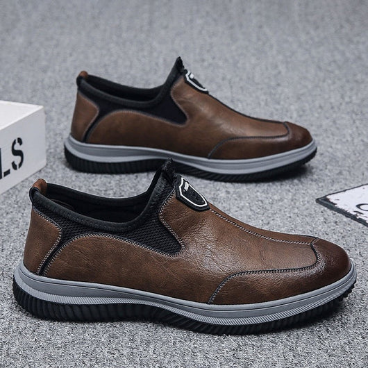 Zapatos de Cuero Suave Estilo Británico Transpirables para Hombre - Image 7