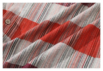 Camisa Retro Holgada de Manga Larga a Rayas - Image 11