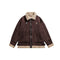 Chaqueta de Solapa en Cashmere, Lana de Cordero y Algodón Premium