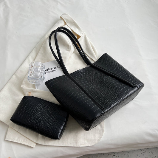 Bolso Tote Estilo Western de Cuero Suave con Textura Avanzada - Gran Capacidad - Image 3