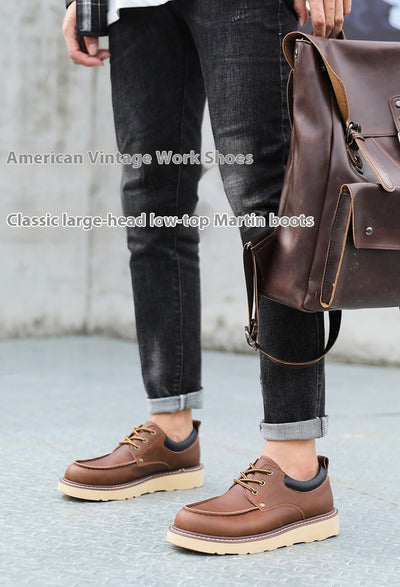 Botas Martin de Cuero Genuino para Hombre - Zapatos Trabajo Resistentes Punta Reforzada - Image 6