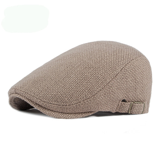 Boina Retro Británica de Algodón y Lino Transpirable para Hombre - Image 11