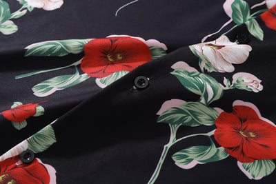 Camisetas Retro Hawaianas de Pareja Estilo Hong Kong con Flores - Image 5