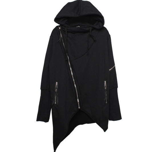 Abrigo Trench Gótico Asimétrico para Hombre