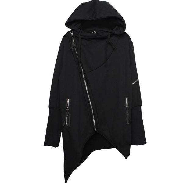 Abrigo Trench Gótico Asimétrico para Hombre
