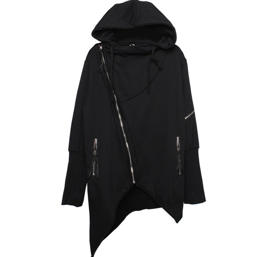 Abrigo Trench Gótico Asimétrico para Hombre