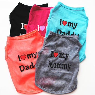 Chaleco para Mascotas Estilo Clásico Mamá Papá - Image 35