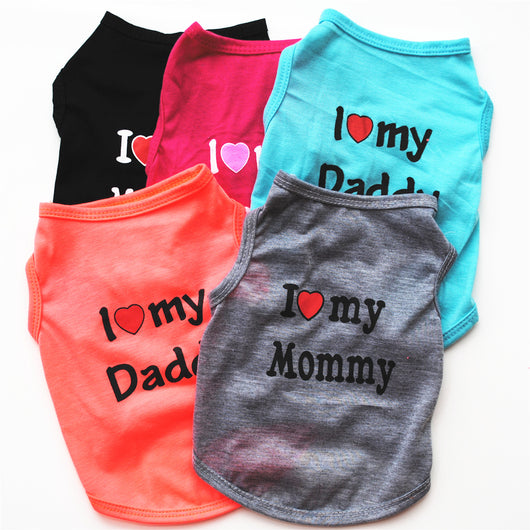 Chaleco para Mascotas Estilo Clásico Mamá Papá - Image 35