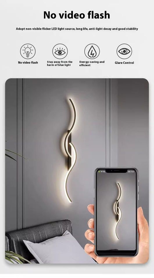 Lámpara de Pared Minimalista para Dormitorio y Pasillos - Image 42