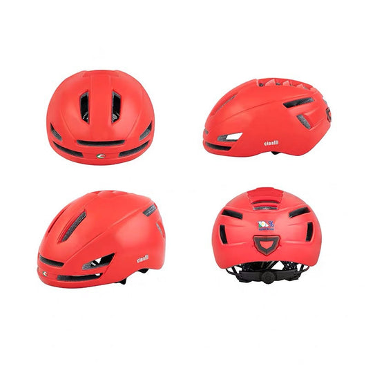 Casco con Luz Trasera de Advertencia USB Recargable - Image 16