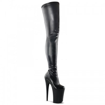 Botas de Tacón Alto en Charol con Caña Elástica - Image 3