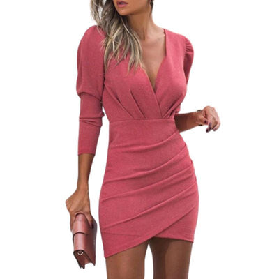 Vestido Largo Manga Larga Liso para Mujer - Diseño Versátil y Elegante - Image 9
